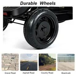 Go Kart Pedal Powered Kids Ride On Car 4 Wheel Racer Toy W/ Clutch & Hand Brake -Kiddie Kingdom Store GUEST 2c81c736 97dd 46fb bc5d 61727ce878b8