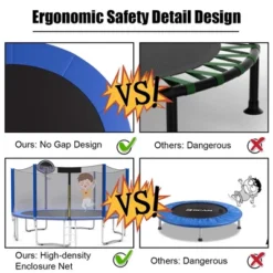 Costway 12/14/15ft Trampoline W/ Safety Enclosure Net Ladder Basketball Hoop 21 Costway 12/14/15ft Trampoline W/ Safety Enclosure Net Ladder Basketball Hoop -Kiddie Kingdom Store GUEST 2cc527e7 e53f 406b 94a2 1cebcebcb51c