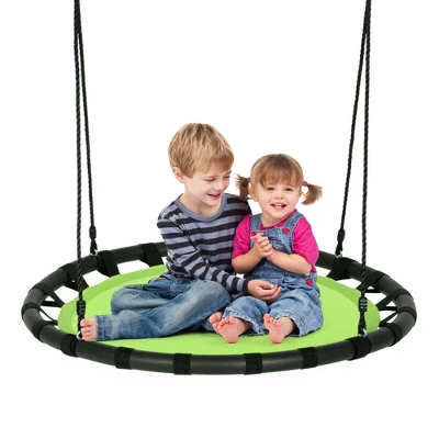 Costway 40'' Flying Saucer Round Tree Swing Kids Play Set W/ Adjustable Ropes Outdoor 12 Costway 40'' Flying Saucer Round Tree Swing Kids Play Set W/ Adjustable Ropes Outdoor - Image 10