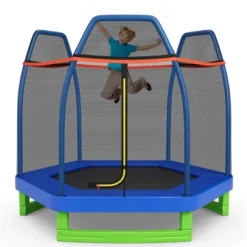 Costway 7FT Kids Trampoline Outdoor Indoor Recreational Bounce Jumper ASTM Approved -Kiddie Kingdom Store GUEST 2fdaa51d db5f 4ec3 a59d d18b848af2e2