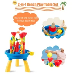 Costway 2 In 1 Sand And Water Table Activity Play Center Kids Splash Pond Beach Toy Set 15 Costway 2 In 1 Sand And Water Table Activity Play Center Kids Splash Pond Beach Toy Set -Kiddie Kingdom Store GUEST 2fe7acf7 5ac4 467a 8ea4 3bb6c8799481