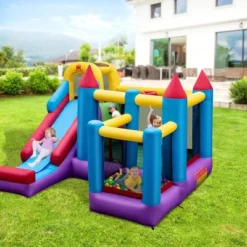 Costway Mighty Inflatable Bounce House Castle Jumper Moonwalk Bouncer Without Blower