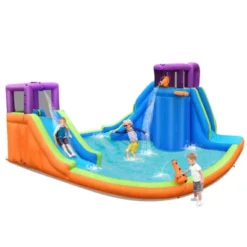 Costway 6 In 1 Inflatable Dual Slide Water Park Climbing Bouncer -Kiddie Kingdom Store GUEST 30e477f0 afe2 409e 8f74 130a0485dbc3