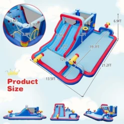 Costway Inflatable Water Slide Park Kids Bounce House Climbing Jumping With 750W Blower -Kiddie Kingdom Store GUEST 31df243a e24e 44d5 9e74 ec65dbf2f2e5