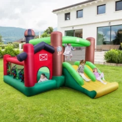 Costway Farm Themed Inflatable Castle Kids Bounce House W/ Double Slides 16 Costway Farm Themed Inflatable Castle Kids Bounce House W/ Double Slides -Kiddie Kingdom Store GUEST 324099b1 981a 4e55 8d97 45c603de590a
