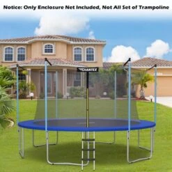 Costway 15FT Trampoline Replacement Safety Enclosure Net Weather-Resistant -Kiddie Kingdom Store GUEST 32ee24da 1bbf 4a6d 82b4 c075e1139ebc