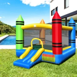 Costway Inflatable Bounce House Kids Jumping Castle W/ Slide&Ocean Balls Blower Excluded 18 Costway Inflatable Bounce House Kids Jumping Castle W/ Slide&Ocean Balls Blower Excluded -Kiddie Kingdom Store GUEST 32f4618d d720 4cf1 b075 e046bec7476e