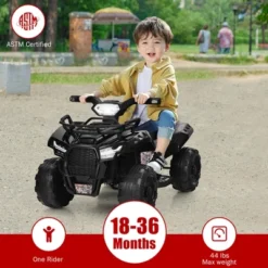 Costway 6V Kids ATV Quad Electric Ride On Car Toy Toddler With LED Light MP3 20 Costway 6V Kids ATV Quad Electric Ride On Car Toy Toddler With LED Light MP3 -Kiddie Kingdom Store GUEST 3375ae02 3809 4921 9c95 24295740d5c8