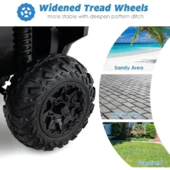 Costway Kids Ride On ATV 12V 4 Wheeler Quad Toy Vehicle With LED Lights -Kiddie Kingdom Store GUEST 33d272a2 b626 4b3e aa4d a78ccf928f91