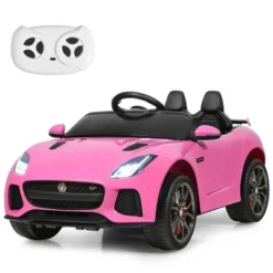 Costway 12V Jaguar F-Type SVR Licensed Kids Ride On Car Motorized Vehicle W/ MP3 Navy -Kiddie Kingdom Store GUEST 348568b3 4817 453e 8f2a 3dbd55cdc17b