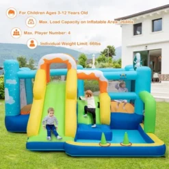 Costway 7-in-1 Kids Inflatable Bounce Castle Multi-Play Jumping House -Kiddie Kingdom Store GUEST 36457718 ca0a 4471 9a13 f08de777a128