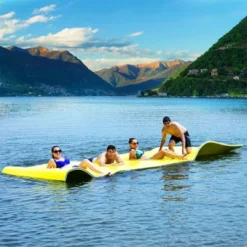 3 Layer Floating Water Pad Foam Mat Water Recreation Relaxing 18' X 6' -Kiddie Kingdom Store GUEST 378863f5 aab8 4bb9 b6d7 e7d26f14ee9e