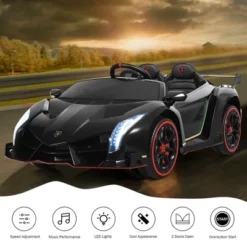 Costway 12V 2-Seater Licensed Lamborghini Kids Ride On Car W/ RC & Swing Function 15 Costway 12V 2-Seater Licensed Lamborghini Kids Ride On Car W/ RC & Swing Function -Kiddie Kingdom Store GUEST 37d7fdde b726 4778 960d b85135005254