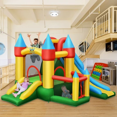 Costway Kids Inflatable Bounce House Jumping Dual Slide Bouncer Castle W/ 780W Blower 4 Costway Kids Inflatable Bounce House Jumping Dual Slide Bouncer Castle W/ 780W Blower - Image 2