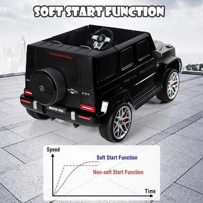 Costway 12V Kids Ride On Car Licensed Mercedes Benz G63 Electric Vehicle With Remote Control 10 Costway 12V Kids Ride On Car Licensed Mercedes Benz G63 Electric Vehicle With Remote Control - Image 8