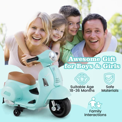 Costway Kids Ride On Motorcycle With Training Wheels Headlight Horn 6V Battery 9 Costway Kids Ride On Motorcycle With Training Wheels Headlight Horn 6V Battery - Image 7