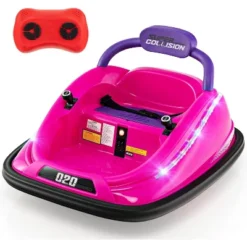 Costway Bumper Car For Kids Electric Ride On Car With Remote Control Joystick Flashing LED Lights -Kiddie Kingdom Store GUEST 38e9d4a9 c809 4cc4 8fce 916b1d0e7a24