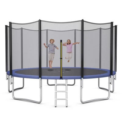 Costway 8/10/12/14/15/16 FT Outdoor Trampoline Bounce Combo W/Safety Closure Net Ladder 14 Costway 8/10/12/14/15/16 FT Outdoor Trampoline Bounce Combo W/Safety Closure Net Ladder - Image 12