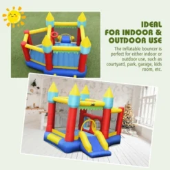 Costway Inflatable Bounce House Slide Jumping Castle W/ Tunnels Ball Pit & 480W Blower 16 Costway Inflatable Bounce House Slide Jumping Castle W/ Tunnels Ball Pit & 480W Blower -Kiddie Kingdom Store GUEST 3bd7d16d a556 4968 8eaf 5288058f1af0