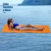Costway 3-Layer Tear-Resistant Foam Floating Pad Island Water Sports Relaxing
