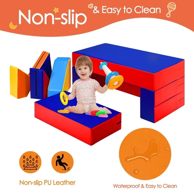 Costway 4-in-1 Crawl Climb Foam Shapes Playset Softzone Toy Toddler Preschoolers Kids 9 Costway 4-in-1 Crawl Climb Foam Shapes Playset Softzone Toy Toddler Preschoolers Kids - Image 7