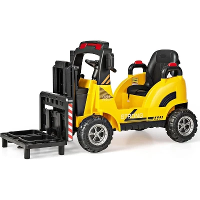 Costway Ride On Forklift 12V Kids Electric Vehicle Construction Truck With Remote Control 2 Speeds Music USB MP3 Lights 12 Costway Ride On Forklift 12V Kids Electric Vehicle Construction Truck With Remote Control 2 Speeds Music USB MP3 Lights - Image 10