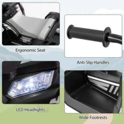 Honeyjoy 24V Kids Ride-On Electric ATV 4-Wheeler Quad Car With Wireless Connection Black/Blue/Pink/Red/Purple 21 Honeyjoy 24V Kids Ride-On Electric ATV 4-Wheeler Quad Car With Wireless Connection Black/Blue/Pink/Red/Purple -Kiddie Kingdom Store GUEST 406ad6ff cd56 4af9 9b3d fdc7921e4fc8