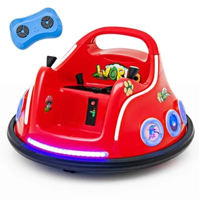Costway 12V Kids Ride On Bumper Car Remote Control W/ Flashing LED Light & Music 15 Costway 12V Kids Ride On Bumper Car Remote Control W/ Flashing LED Light & Music - Image 13