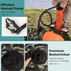 Costway Inflatable Fishing Float Tube Portable Fishing Boat With 3 Detachable Storage Boxes Green/Camouflage 18 Costway Inflatable Fishing Float Tube Portable Fishing Boat With 3 Detachable Storage Boxes Green/Camouflage -Kiddie Kingdom Store GUEST 43250d6e 912c 4dd1 8b85 46c0d85325d5