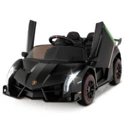Costway Licensed Lamborghini 4WD Kids Ride-on Sports Car 12V Battery Powered 2.4G Remote Pink/White/Green/Black/Red -Kiddie Kingdom Store GUEST 43eaa653 399a 428d b944 22be3b118267