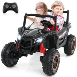 Costway 24V Kids Ride On UTV With 4 X 100W Powerful Engine Remote Control High/Low Speed Pink/Black/Red/Navy -Kiddie Kingdom Store GUEST 44e44122 1e32 41db b12b 80d54b00949b