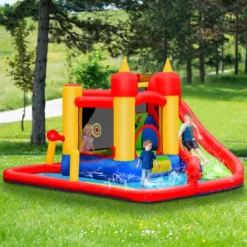 Costway Inflatable Water Slide Jumping Bounce House Bouncy Splash Park -Kiddie Kingdom Store GUEST 471f8b46 ad68 4a27 9fd0 f7f655e53c75