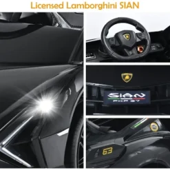 Costway 12V Ride On Car With 2.4G Remote Control LED Lights MP3 Music Horn 19 Costway 12V Ride On Car With 2.4G Remote Control LED Lights MP3 Music Horn -Kiddie Kingdom Store GUEST 475e4261 c941 46e0 8a37 e483b283da81