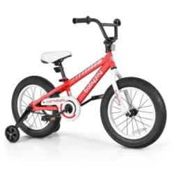 Babyjoy 16'' Kids Bike Bicycle W/ Training Wheels For 5-8 Years Old Girls Boys -Kiddie Kingdom Store GUEST 49326099 9c69 45fb a7ac 6c75f803473a
