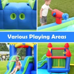 Costway Inflatable Castle Bouncer Bounce House Slide Water Park BallPit With 580W Blower -Kiddie Kingdom Store GUEST 49e44056 32bd 4cd5 a9f0 b7bd540ba2f3