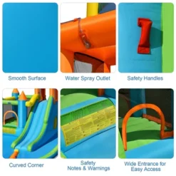 Costway Bountech Inflatable Water Slide Kids Bounce House Splash Water Pool W/ Blower 19 Costway Bountech Inflatable Water Slide Kids Bounce House Splash Water Pool W/ Blower -Kiddie Kingdom Store GUEST 4c575934 1a48 4a81 aded f3b54fa87edf