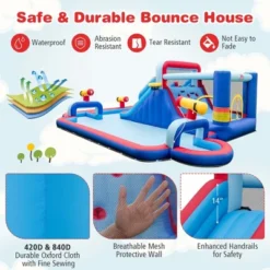 Costway Inflatable Water Slide Park Kids Bounce House Climbing Jumping Without Blower 13 Costway Inflatable Water Slide Park Kids Bounce House Climbing Jumping Without Blower -Kiddie Kingdom Store GUEST 4cb25d5b 9c15 4900 bf7a 2f8e28f1be96
