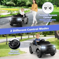 Costway 12V Kids Ride On Car Licensed Land Rover Electric Vehicle W/ Remote Control WhiteBlackPink -Kiddie Kingdom Store GUEST 4edc5453 0f8d 4efa be24 537759a3f1e3