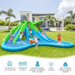 Costway Inflatable Water Slide Upgraded Kids Bounce Castle Blower Excluded -Kiddie Kingdom Store GUEST 514686f7 6e76 4014 8bac 8c3ba56fc9c7