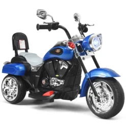 Costway 3 Wheel Kids Ride On Motorcycle 6V Battery Powered Electric Toy Blue/Pink/White/Red -Kiddie Kingdom Store GUEST 5185c65b 1369 4481 ba5c f5e220a35d75