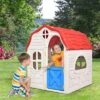 Costway Kids Cottage Playhouse Foldable Plastic Play House Indoor Outdoor Toy Portable 2 Costway Kids Cottage Playhouse Foldable Plastic Play House Indoor Outdoor Toy Portable -Kiddie Kingdom Store GUEST 54b5c998 d3ca 4544 ab65 cb74b12ff8e2