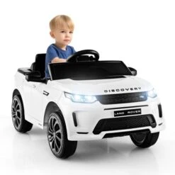 Costway 12V Kids Ride On Car Licensed Land Rover Electric Vehicle W/ Remote Control WhiteBlackPink -Kiddie Kingdom Store GUEST 55ca7e55 cfdc 4b83 921a 617f49b2b36b