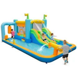 Costway Inflatable Water Slide Giant Kids Bounce House Park Splash Pool Without Blower -Kiddie Kingdom Store GUEST 56c75329 b45d 4283 b656 f147a1b297af