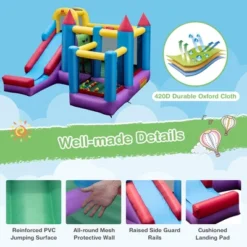 Costway Mighty Inflatable Bounce House Castle Jumper Moonwalk Bouncer Without Blower -Kiddie Kingdom Store GUEST 56f8503e 01a0 42fb 9ae1 2f5f2f4b7666