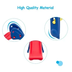 Costway 2 Step Children Folding Slide Plastic Fun Toy Up-down Suitable For Kids -Kiddie Kingdom Store GUEST 59811620 5335 45a5 b603 50ef84eb6162