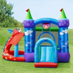 Costway Kids Inflatable Bounce House Dragon Jumping Slide Bouncer Castle W/ 750W Blower -Kiddie Kingdom Store GUEST 5a92e058 799a 43fb 833b 3b761cdbb305