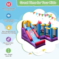 Costway Mighty Inflatable Bounce House Castle Jumper Moonwalk Bouncer Without Blower -Kiddie Kingdom Store GUEST 5ab2cfc3 bd18 403c 8a26 100f296253e9