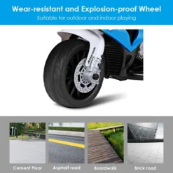 Costway Kids Ride On Motorcycle 6V Battery Powered Electric Toy 3 Wheels -Kiddie Kingdom Store GUEST 6038370d 61cc 4668 96f9 bed9bacf0d7a