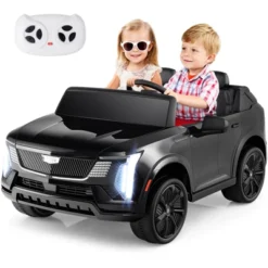 Costway 2 Seater Ride On Truck With Remote Control 3 Speeds LED Lights Horn Music Story Black/Pink/White -Kiddie Kingdom Store GUEST 61cea47f 2edd 45dc b9cc 4f2bc8d47cc4