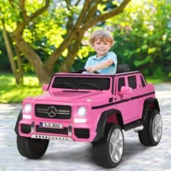 Costway Mercedes Benz 12V Electric Kids Ride On Car RC Remote Control W/Trunk -Kiddie Kingdom Store GUEST 68066b7d 5765 44b6 b111 d7fcd681a0ef